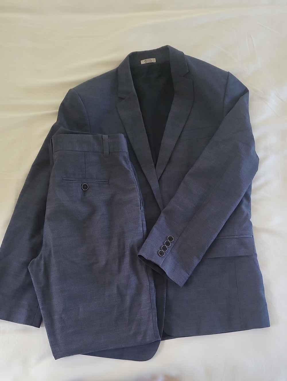 Boys's Classic Dusty Blue Suit Coat And Pants Size 16